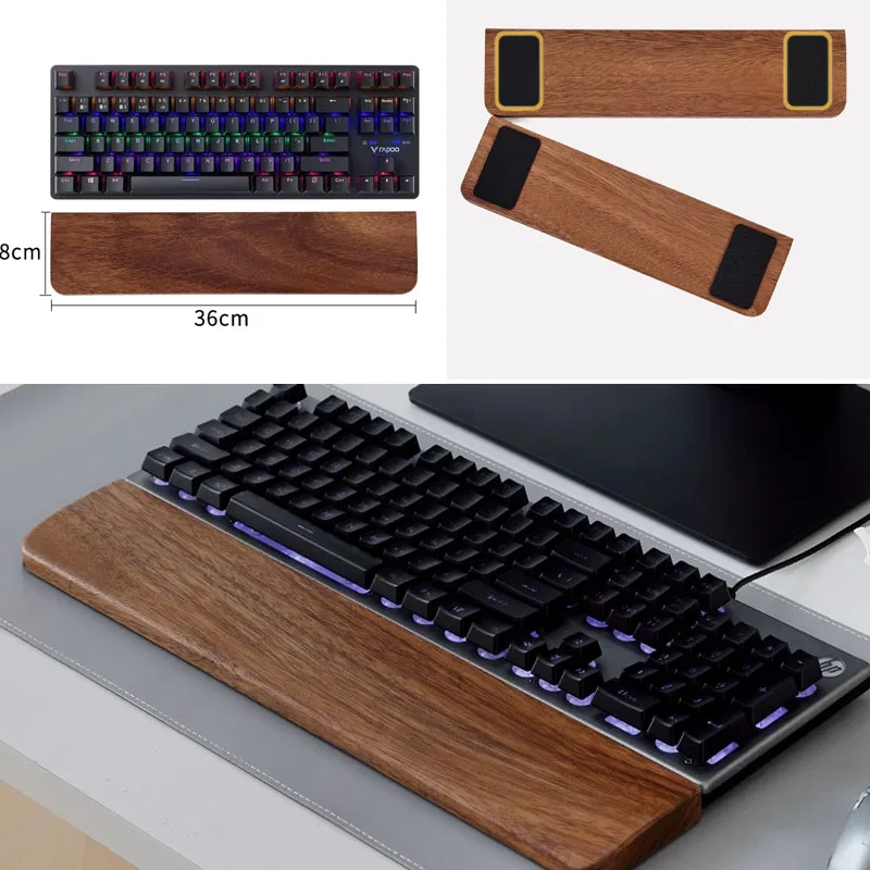 Teclado de madeira maciça desc - Gaming Keyboard And Mouse Combo avaliação e preço