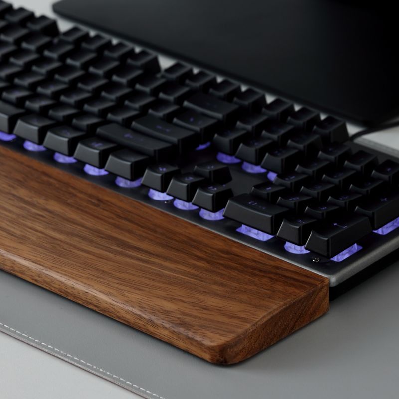 Teclado de madeira maciça desc - Gaming Keyboard And Mouse Combo avaliação e preço