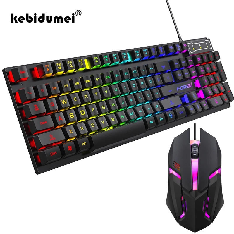 Teclado mecânico retroiluminad - Gaming Keyboard Budget avaliação e preço