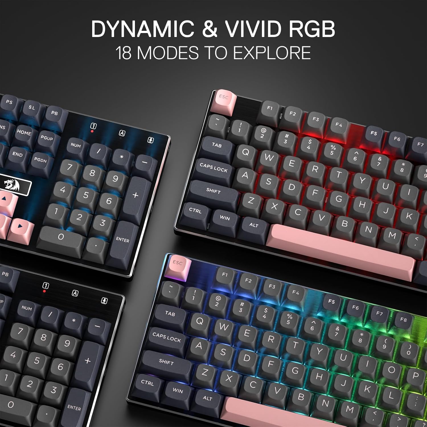Redragon 556 SE Wired Gaming 1 - Gaming Keyboard No Noise avaliação e preço