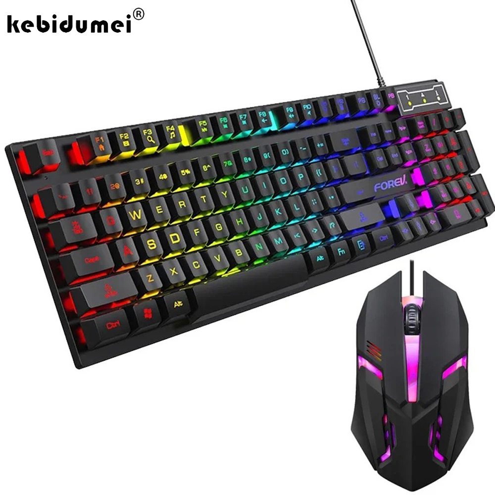 Teclado mecânico retroiluminad - Gaming Keyboard Budget avaliação e preço