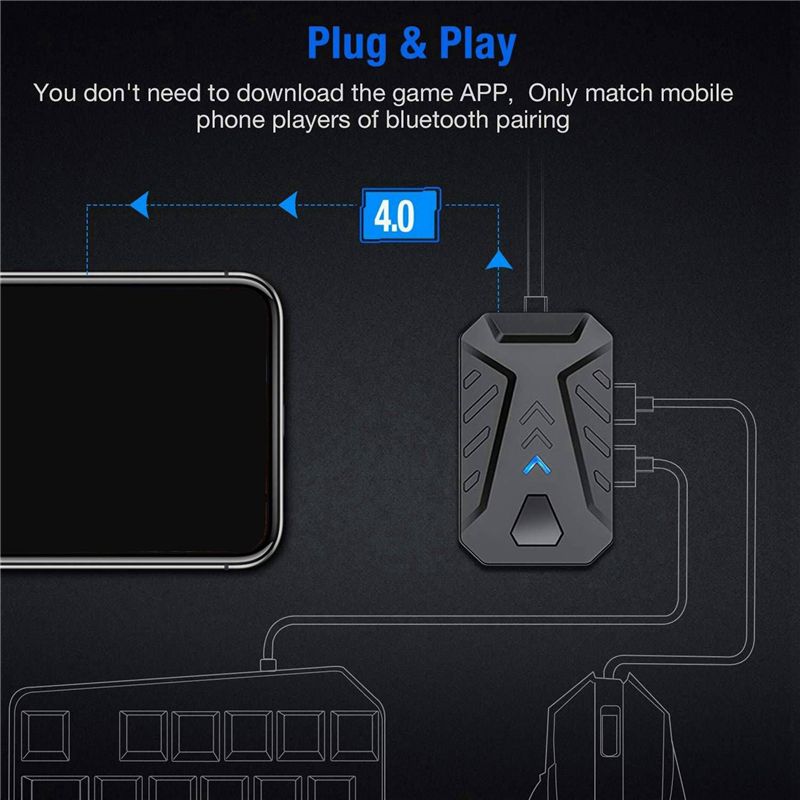 Conversor de Teclado e Mouse S - Gaming Keyboard Not Typing avaliação e preço