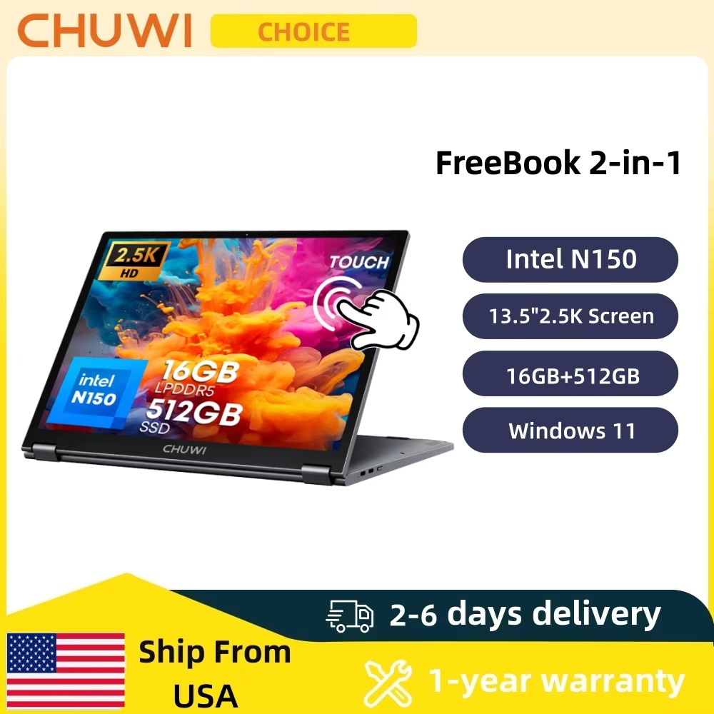 CHUWI FreeBook Laptop 2-em-1 c - Keyboard Gaming Mac avaliação e preço