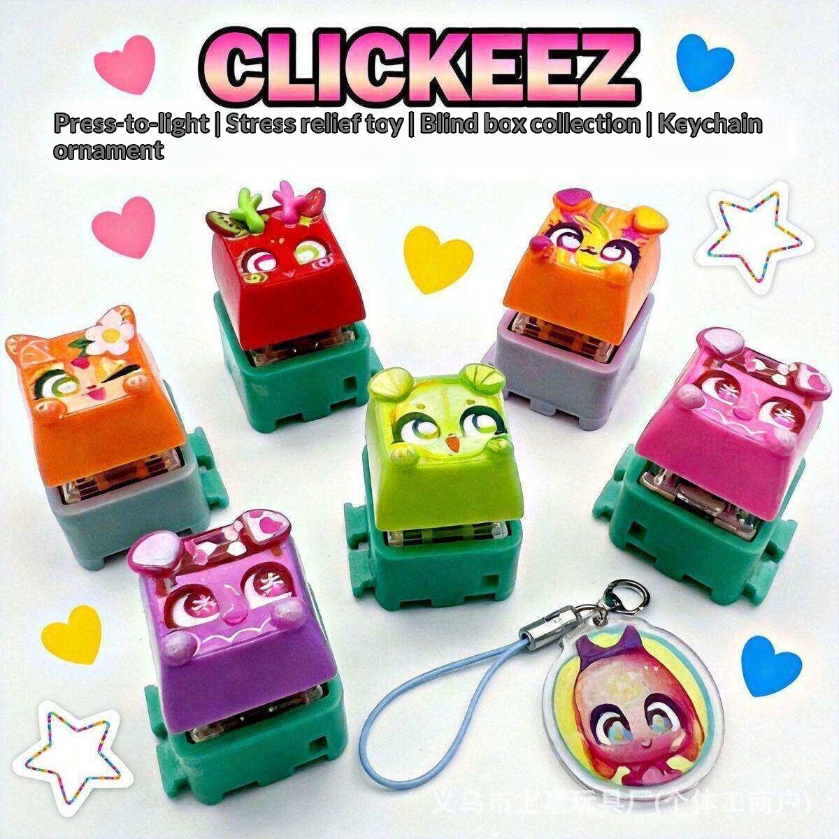 Chaveiro Clickeez Fidget Keyca - Gaming Keyboard Mechanical avaliação e preço