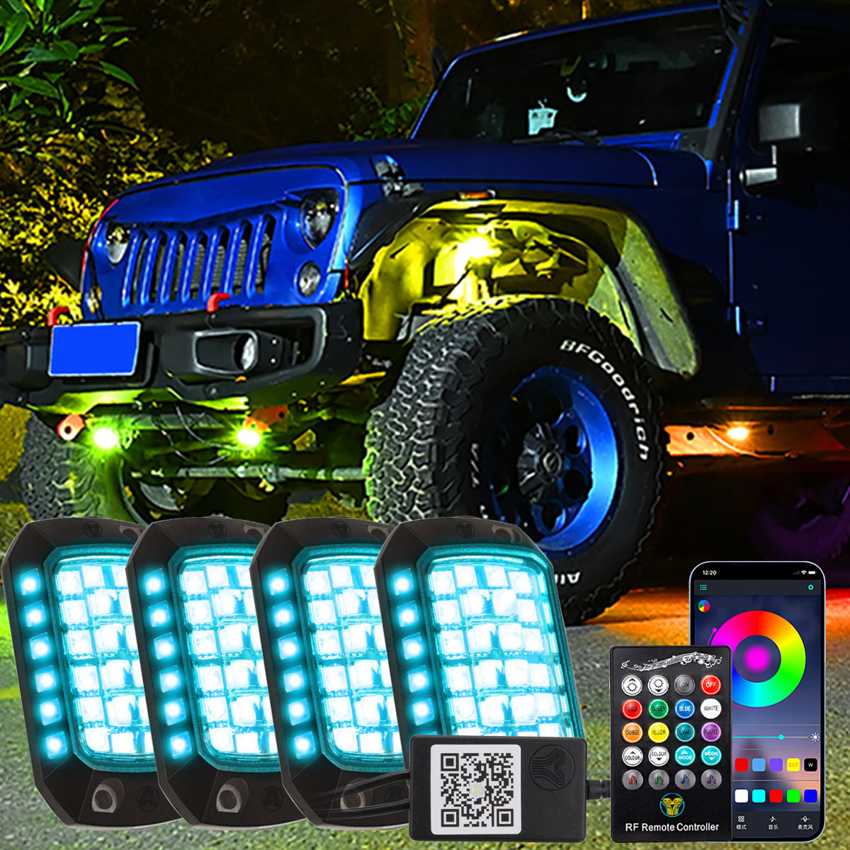 Faixa de luz led rgb para chas - Rgb Underglow Strip avaliação e preço
