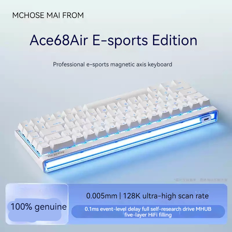 Teclado mecânico de eixo magné - Gaming Keyboard Mechanical avaliação e preço