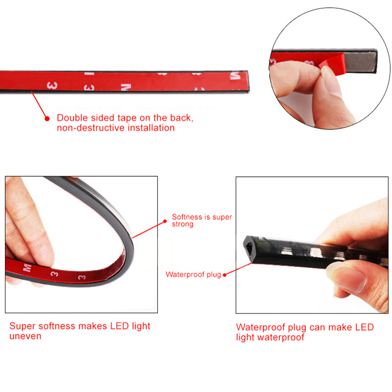 Niscarda-rgb conduziu a tira c - Rgb Underglow Strip avaliação e preço