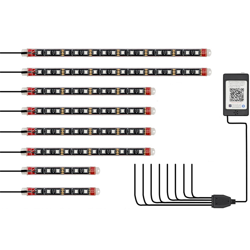 Kit de luz led para motociclet - Rgb Underglow Strip avaliação e preço